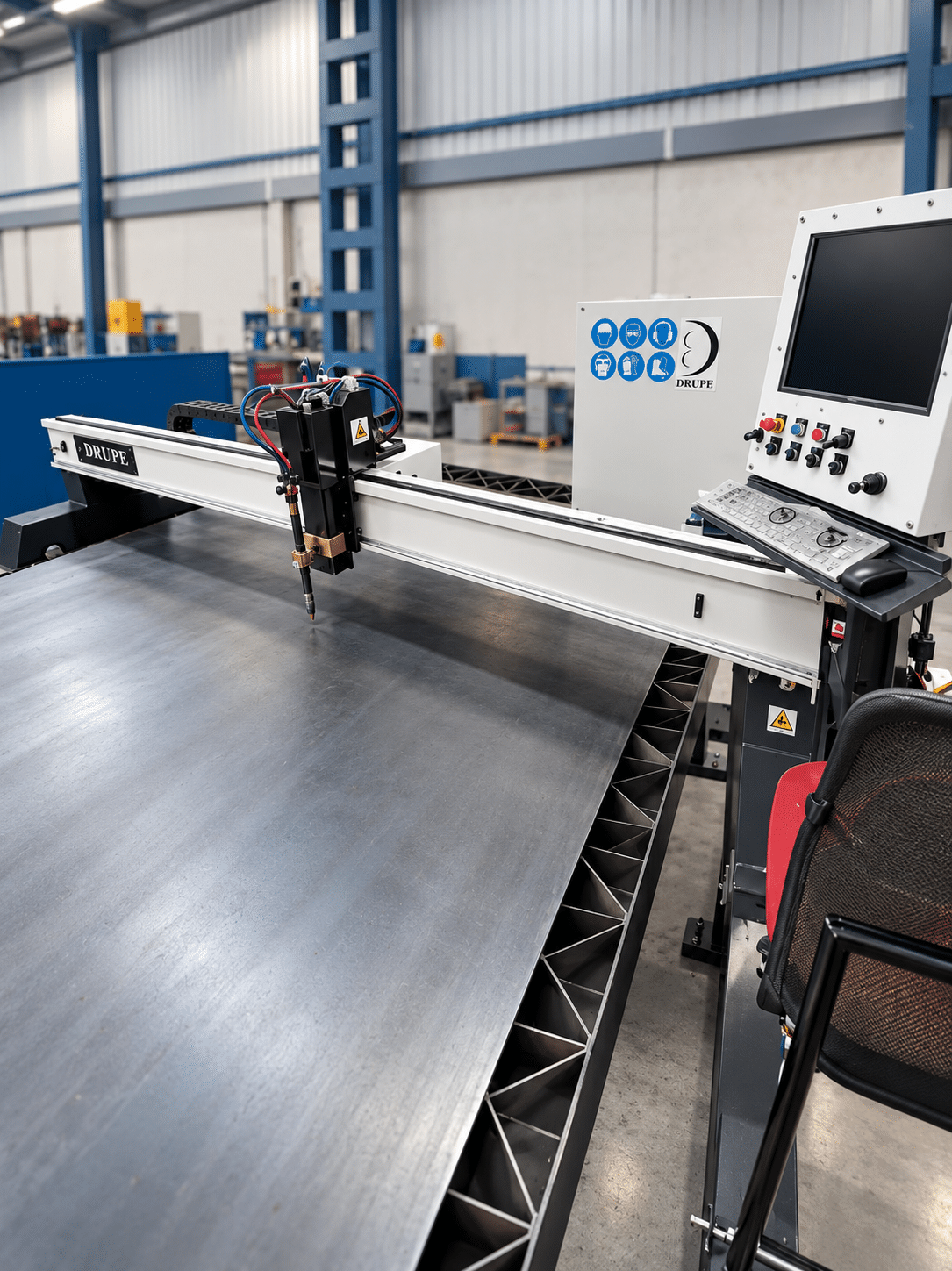 CNC Cutting Machine in Modern Factory