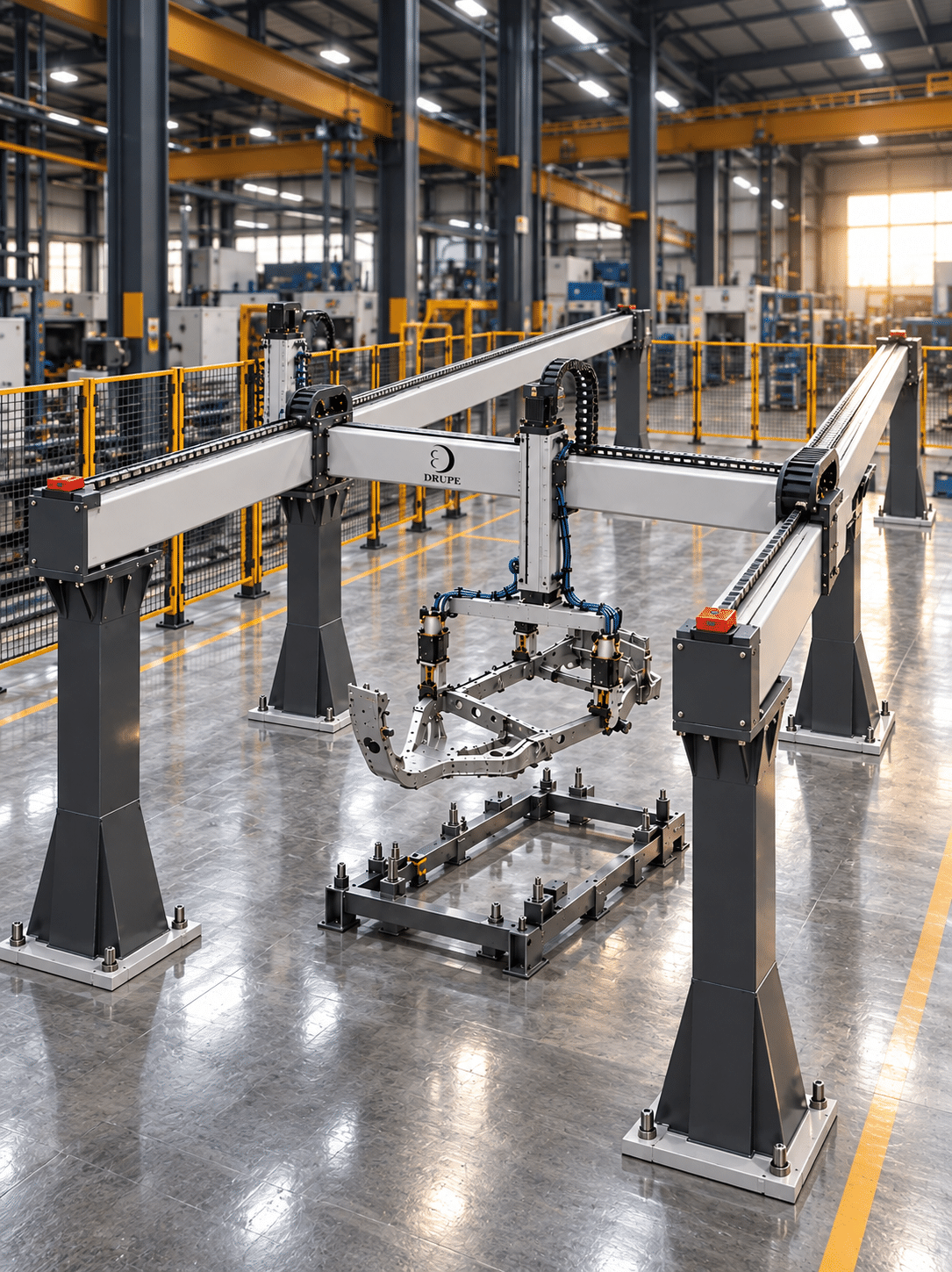 DRUPE Gantry Robot in Modern Factory