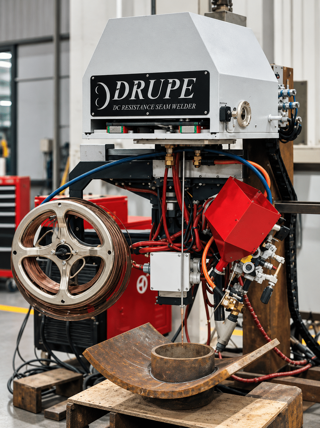 DRUPE Industrial Seam Welder Workshop